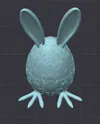 PLA 0.20mm NO AMS - Easter Egg Design 1 with chicken feet