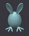 PLA 0.20mm NO AMS - Easter Egg Design 2 with Chicken Feet