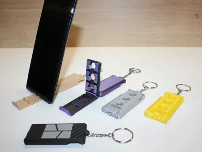 foldable phone stand keychain