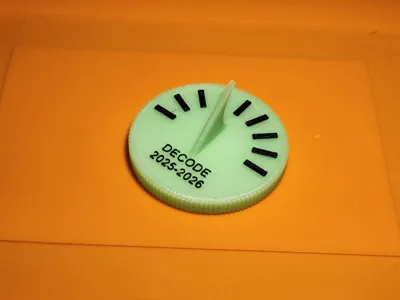 First robotics Decode season sundial