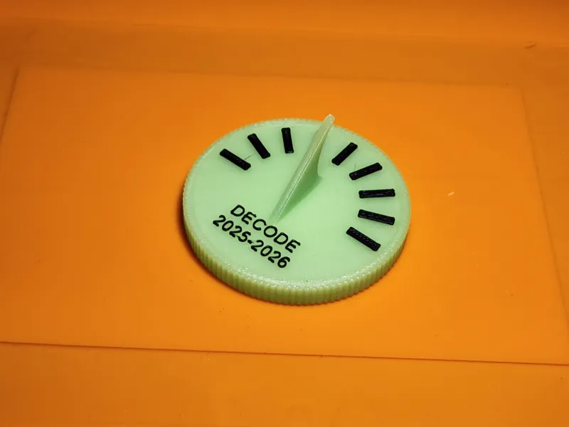 First robotics Decode season sundial