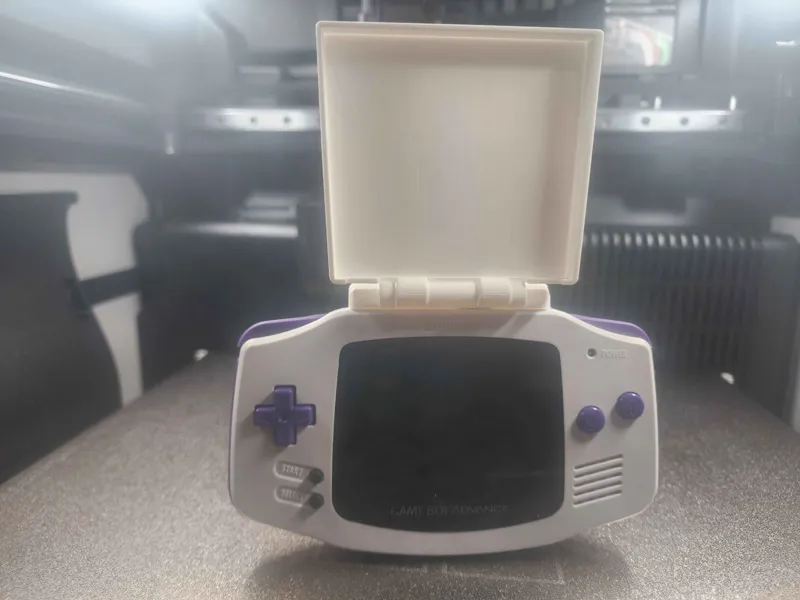 Gameboy Advanced Screen Cover Print in Place