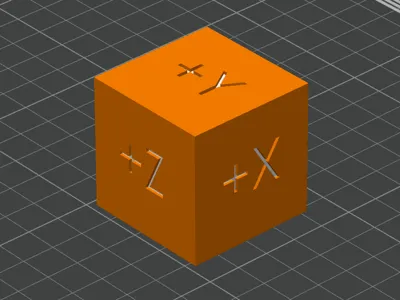 XYZ Coordinate System BLOCK