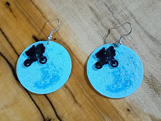 ET Over the Moon – Halloween Earrings (Fast Print)