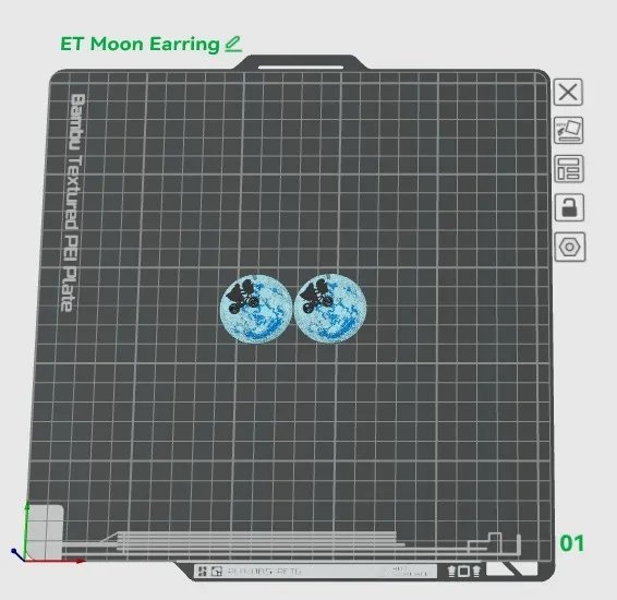 ET Over the Moon – Halloween Earrings (Fast Print) view 3
