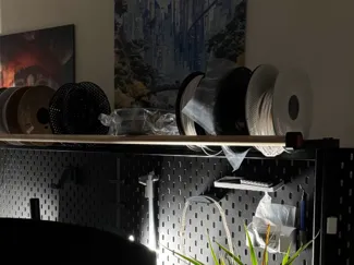 Extrusion-Mount Filament Holder