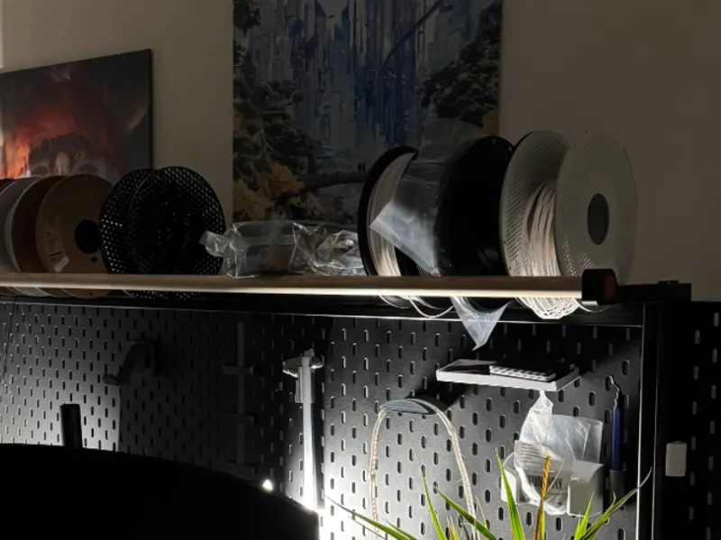 Extrusion-Mount Filament Holder