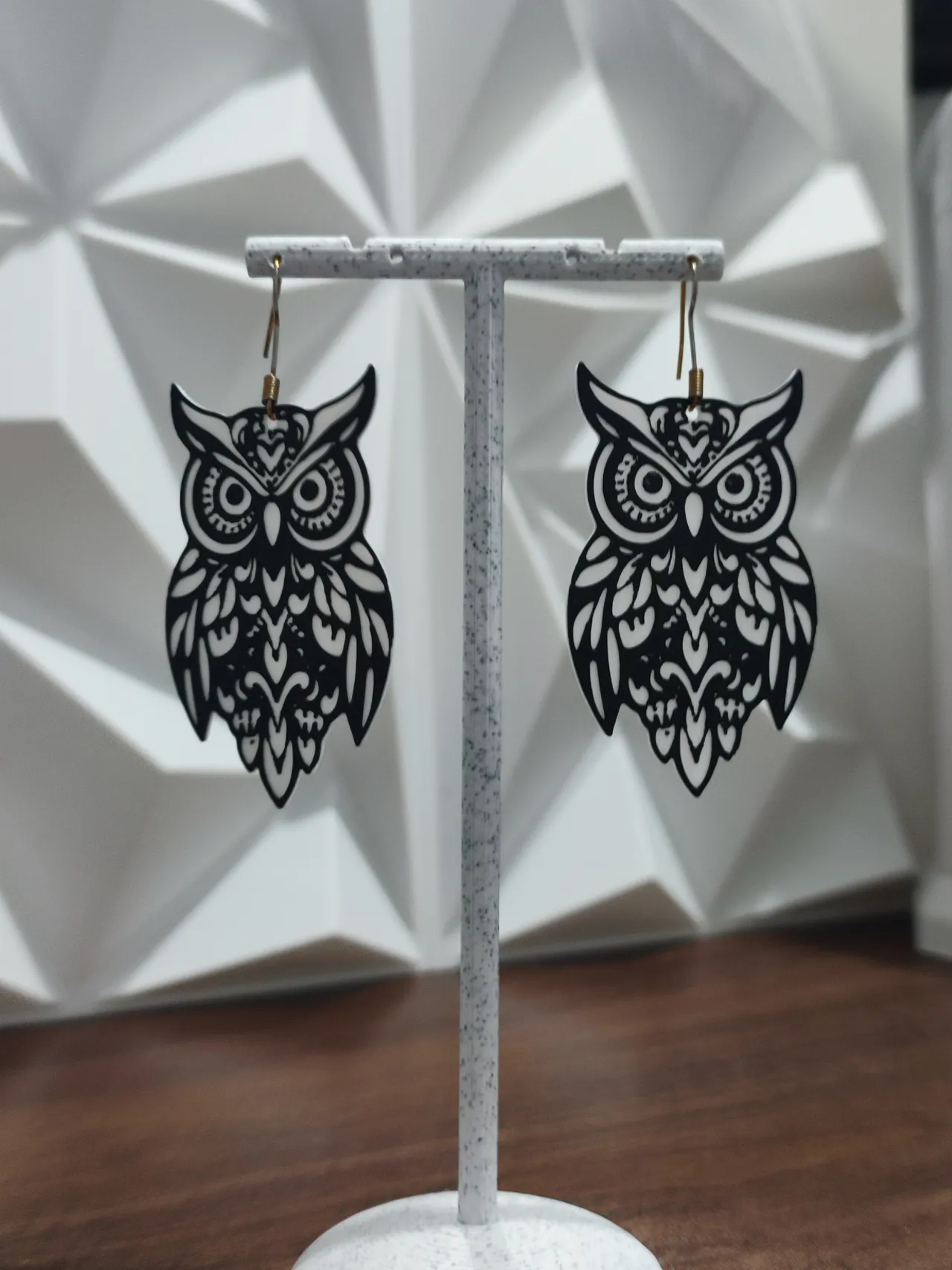 Aretes Búho de la Sabiduría Ancestral view 2