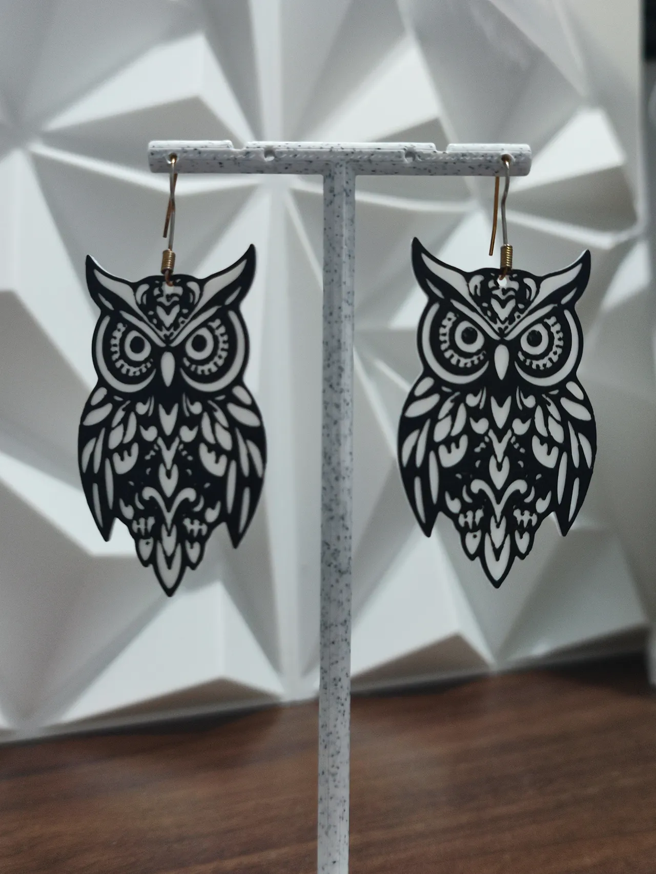 Aretes Búho de la Sabiduría Ancestral view 3