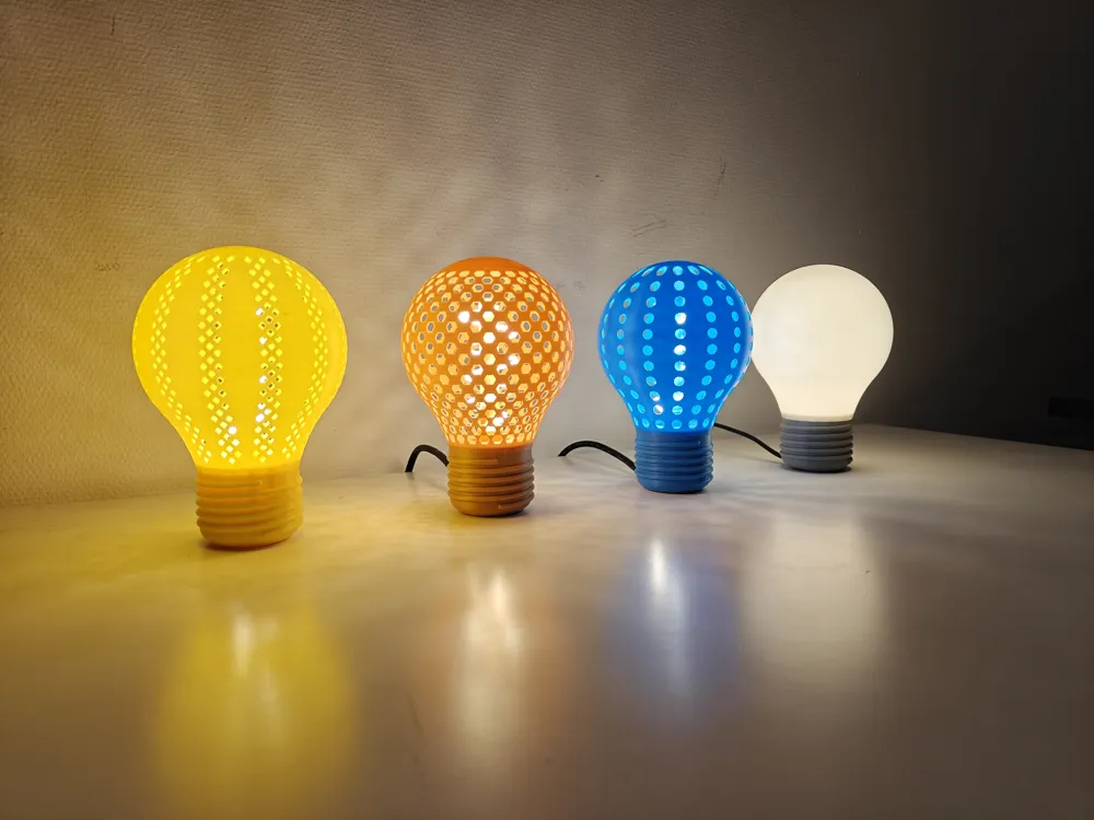 LED Bulb Lamp - Free 3D Print Model - MakerWorld