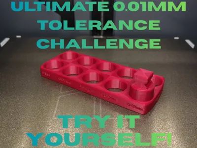 ULTIMATE 0.01mm Tolerance Challenge |Dams_3D