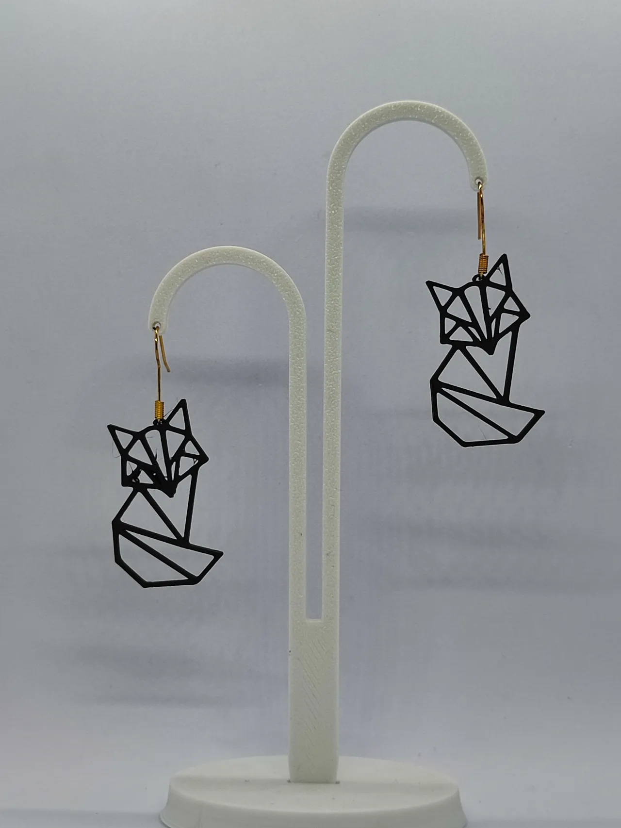 Pendientes Zorro Geométrico view 3