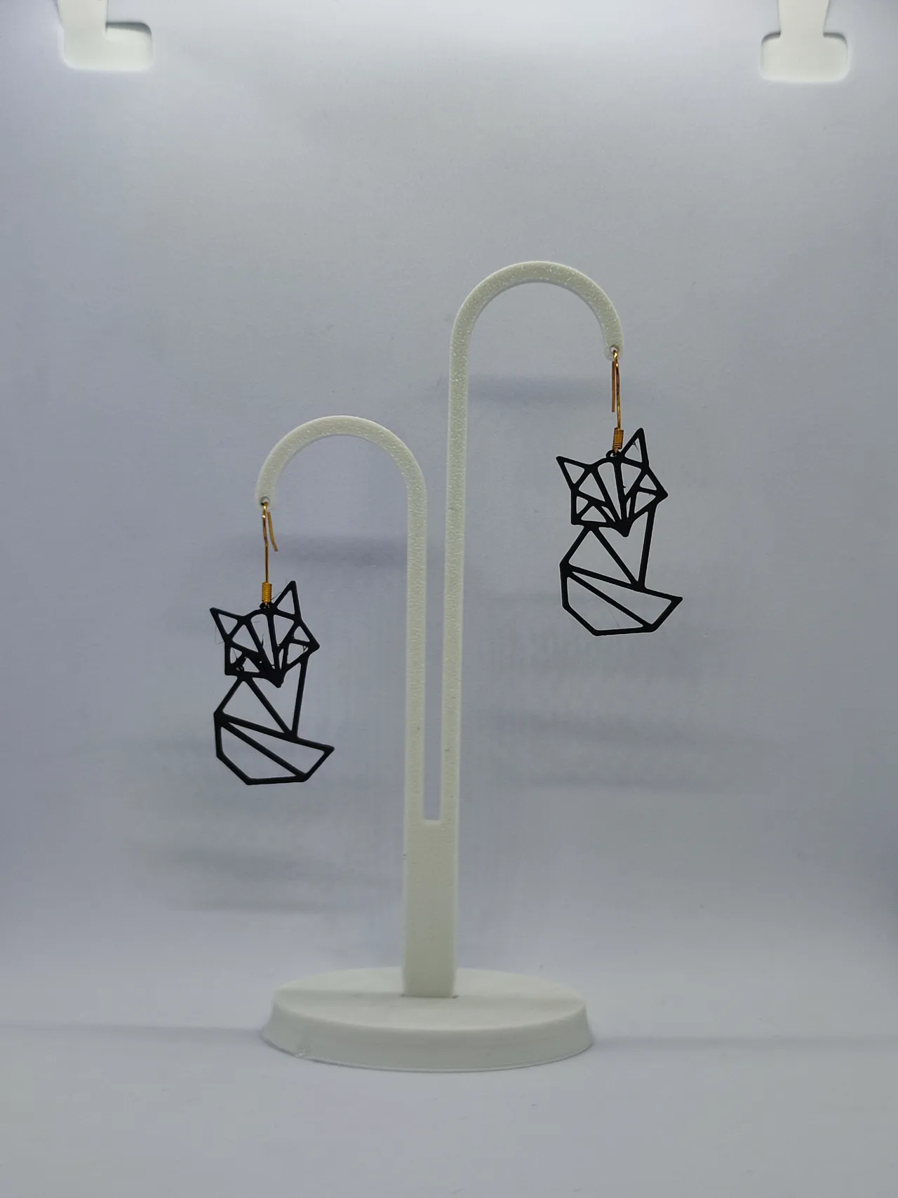 Pendientes Zorro Geométrico view 2