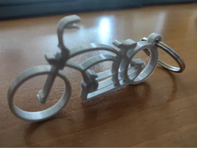 bicycle keychain