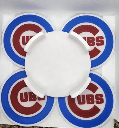 Chicago Cubs Coaster Set - Free 3D Print Model - MakerWorld