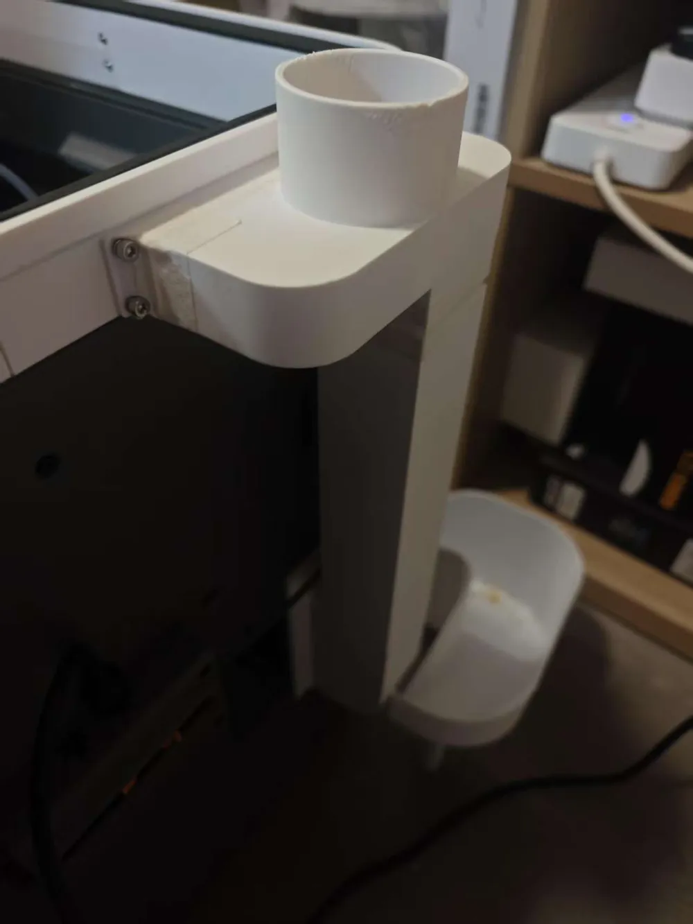 P2S Integrated Riser with External Exhaust - Free 3D Print Model ...