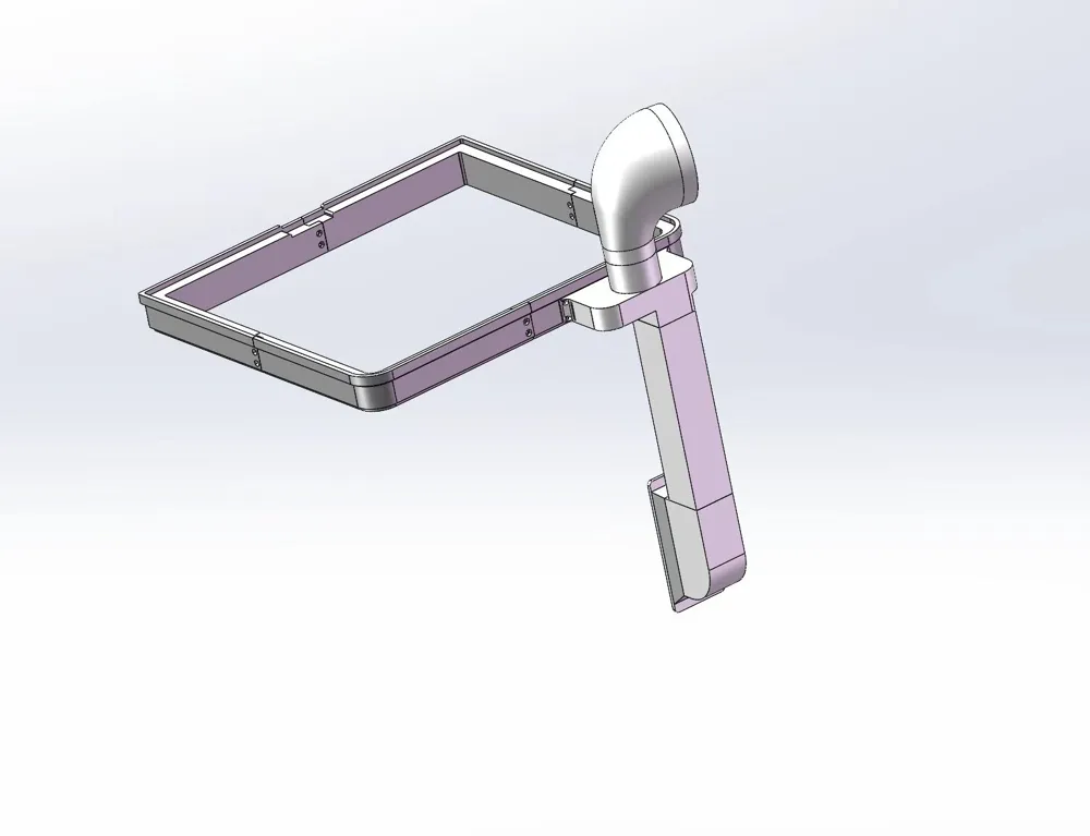 P2S Integrated Riser with External Exhaust - Free 3D Print Model ...