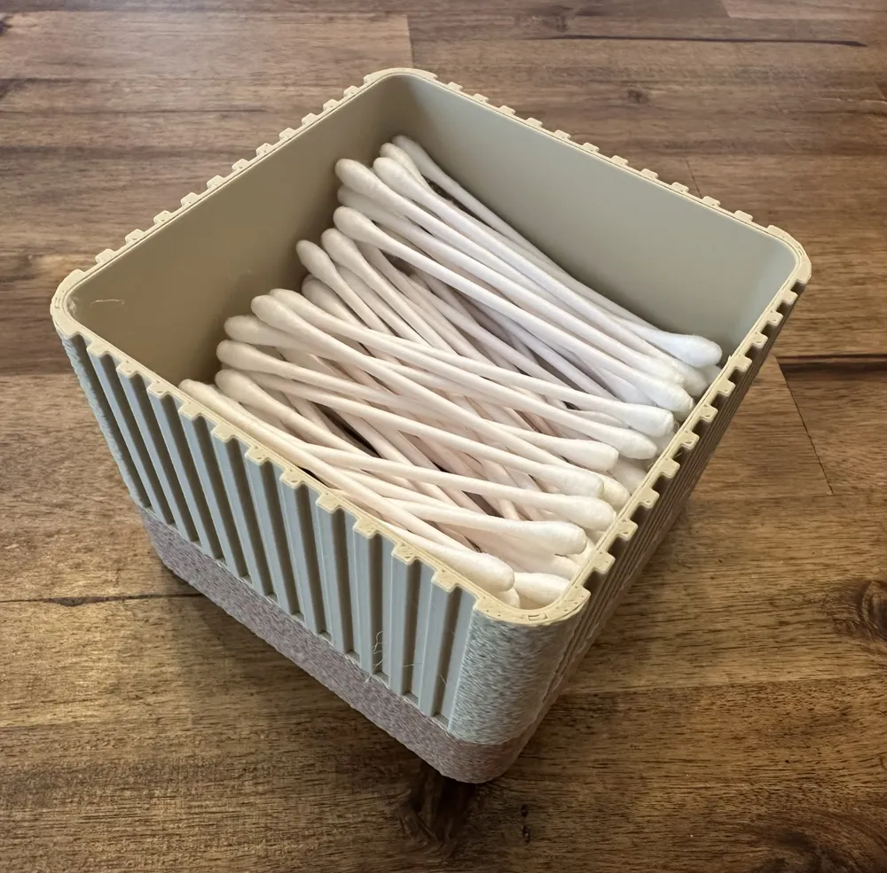 Q Tips Box Modern Cotton Swab / Q-Tip Storage Box - Free 3D Print Model - MakerWorld