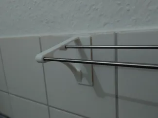 Dishcloth Holder for 2 Stainless Steel Rods