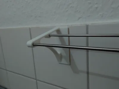 Dishcloth Holder for 2 Stainless Steel Rods
