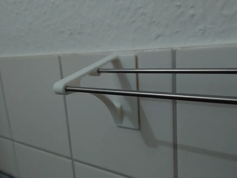 Dishcloth Holder for 2 Stainless Steel Rods