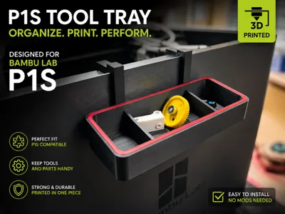 P1S Easy Mount Tool Organizer