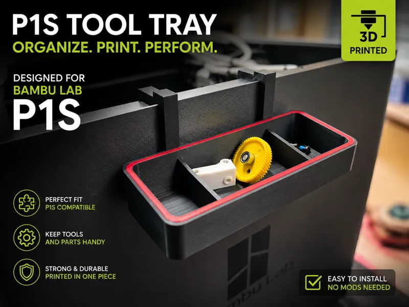 P1S Easy Mount Tool Organizer
