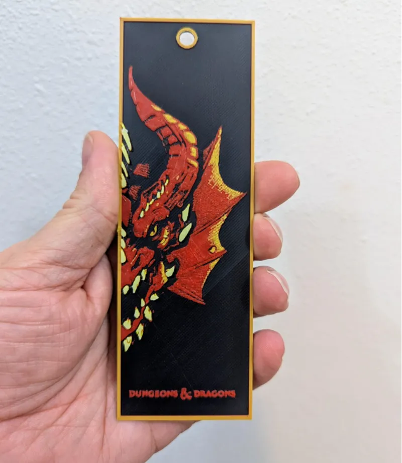 Dungeons & Dragons Red Dargon Bookmark