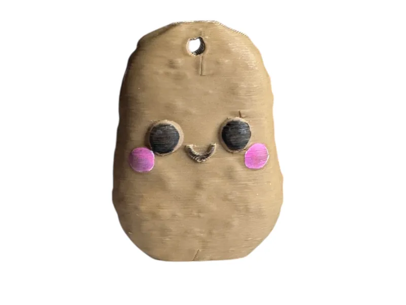 Kawaii Chicken Nugget Keychain