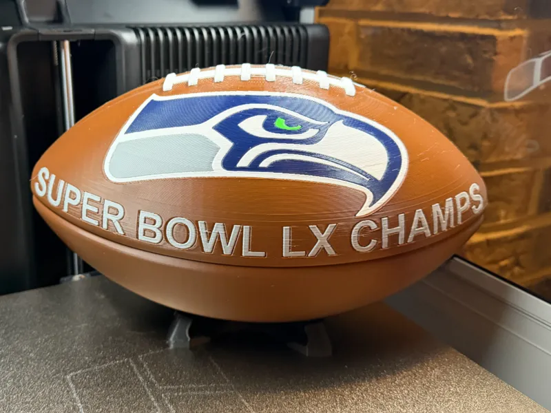 Seattle Seahawks Super Bowl LX Champs Football