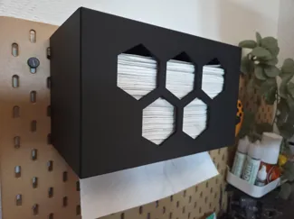 Handtowel Box With IKEA Skadis Pegs