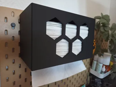 Handtowel Box With IKEA Skadis Pegs