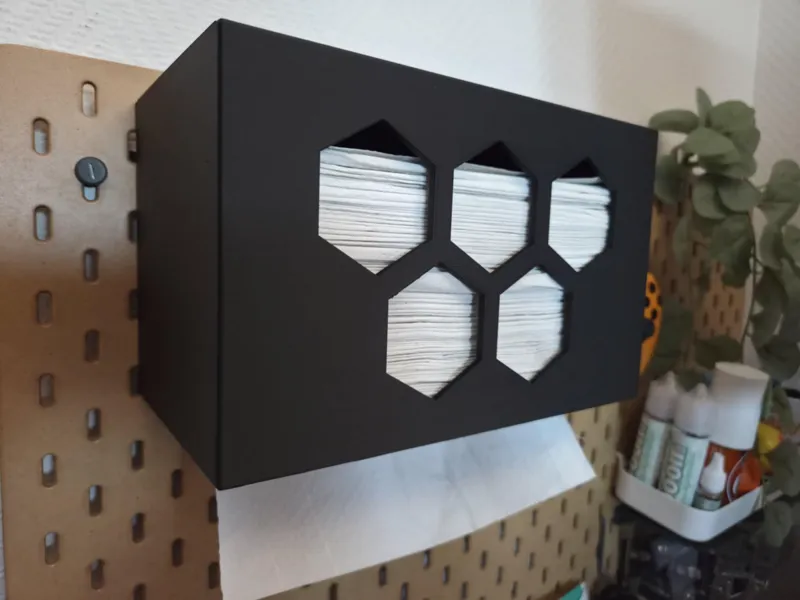 Handtowel Box With IKEA Skadis Pegs