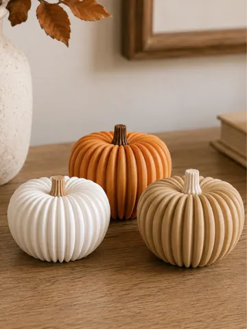 Adorno temático: Pumpkin Decor Set Halloween Fall Autumn Home Decor — vista de referencia 2