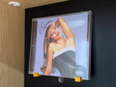 cd jewel case wall mounted display / cd stand