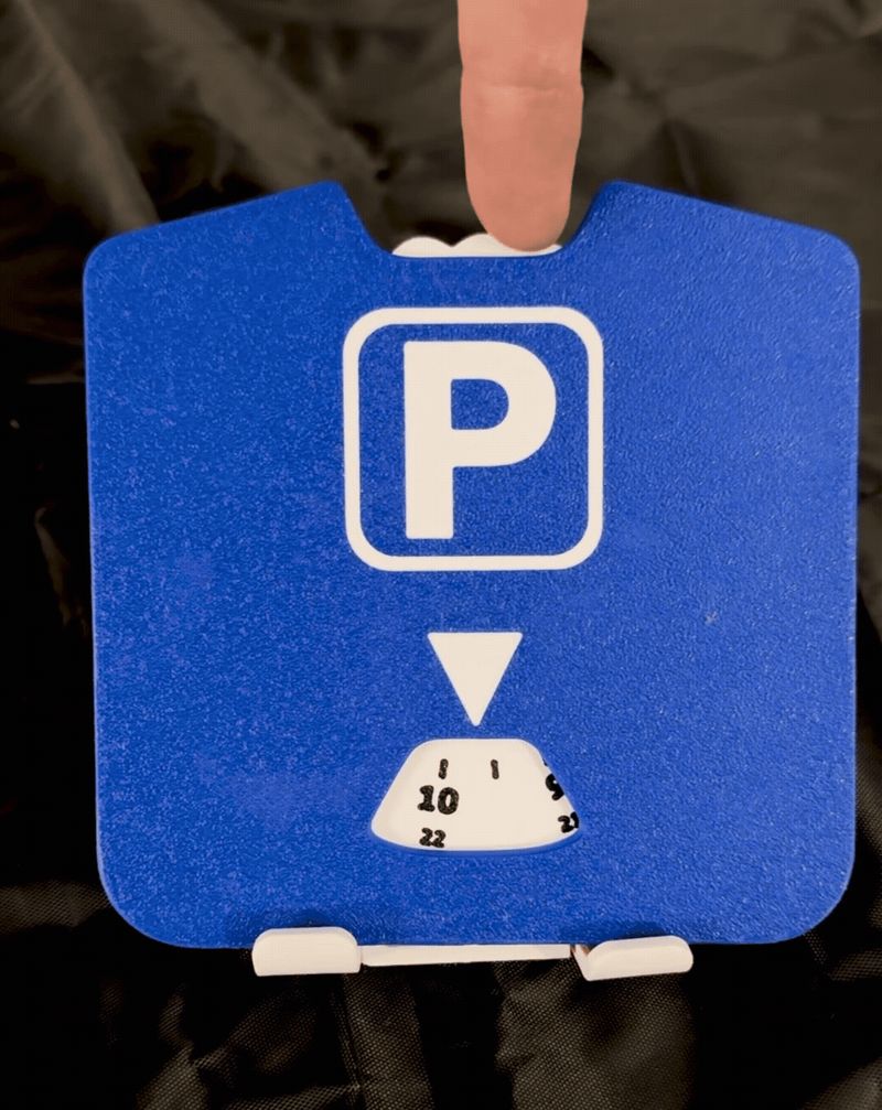 Compact Parking Disc – AMS Multicolor