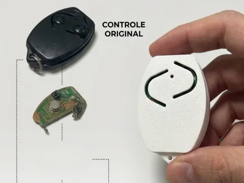 Tapa o cubierta: Capa Controle de portão Rossi 433 Mhz — referencia de MakerWorld