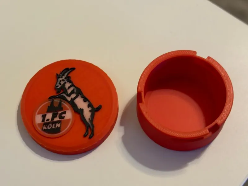 Pillendose mit Muster