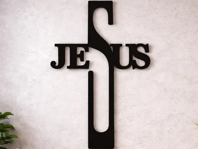 Jesus Cross - Religious Wall Decoration