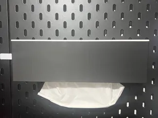 IKEA SKÅDIS Napkin Holder with Shelf