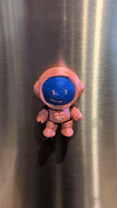 spaceman fridge magnet  