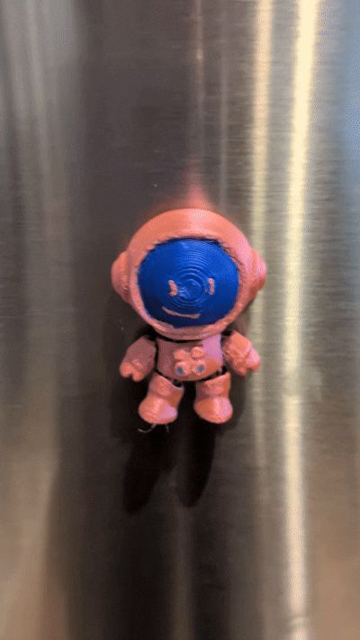 spaceman fridge magnet  