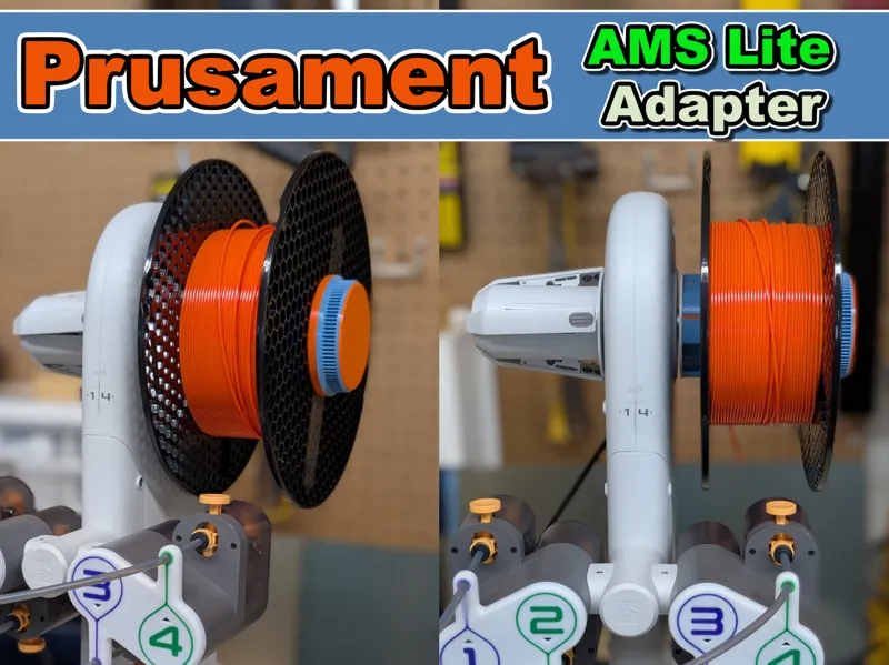Bambu A1 AMS Lite Prusament Adapter