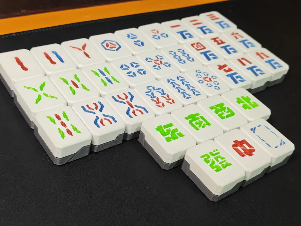 NeonJaeger 麻将 - 免费 3D 打印模型 - MakerWorld
