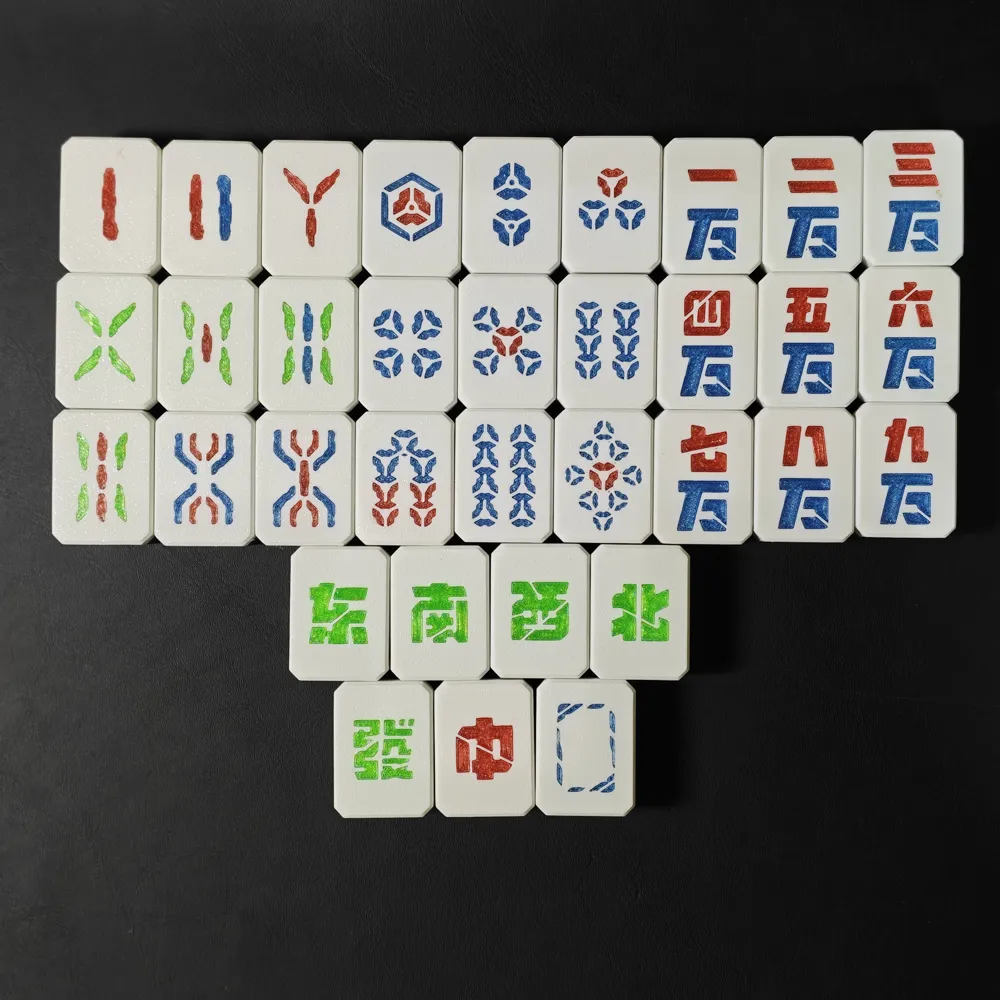NeonJaeger 麻将 - 免费 3D 打印模型 - MakerWorld