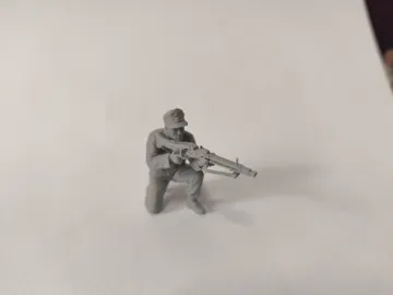 Modelo para impresión 3D: WWII Deutscher Soldat MG42 1:35 — vista de referencia 2