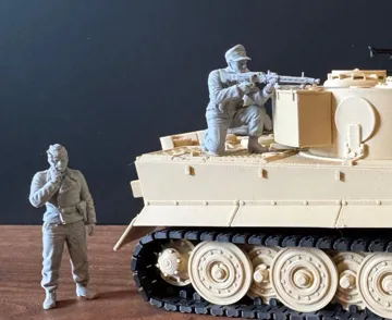 Modelo para impresión 3D: WWII Deutscher Soldat MG42 1:35 — vista de referencia 5