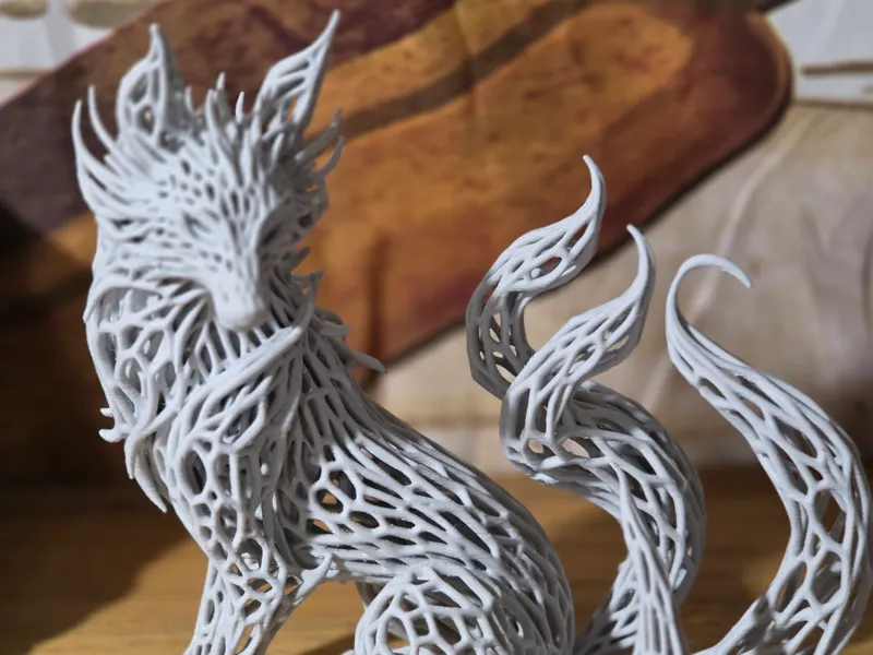 Voronoi Spirit Wolf