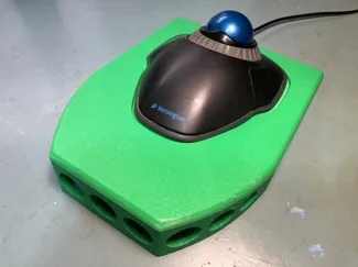 Kensington orbit trackball mount.