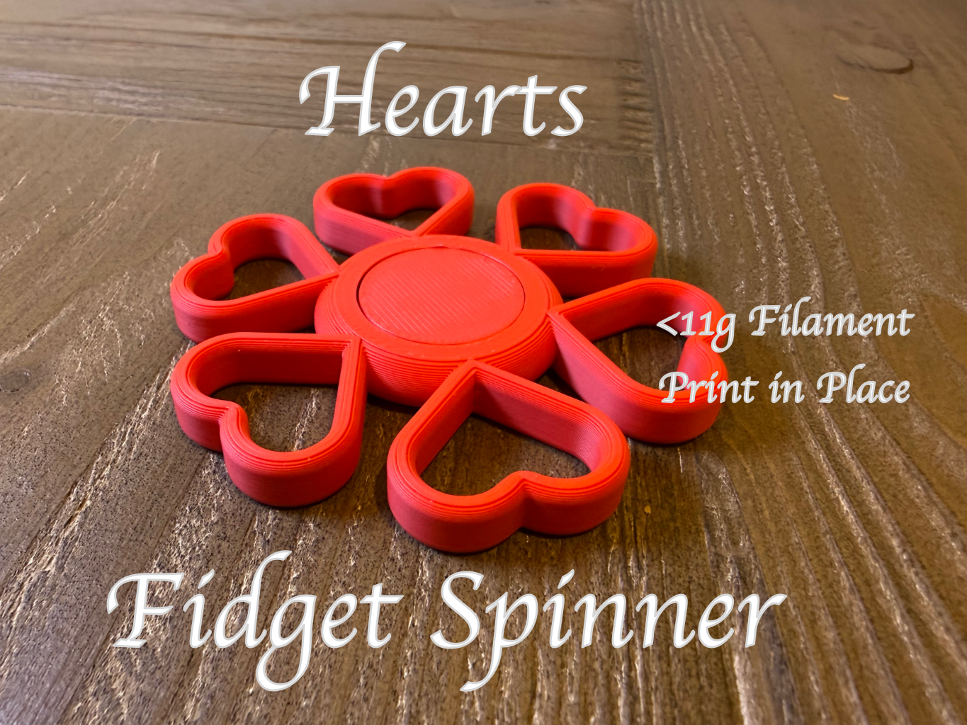 Spinning Hearts Fidget